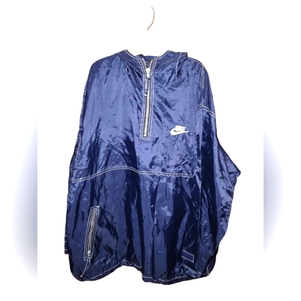 Nike Alpine Sportswear Dark Blue Nylon Pullover Jacket